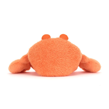 Jellycat Pinchsnap Crab rote Kuschelkrabbe mit weichen Scheren und fröhlichem Gesicht
