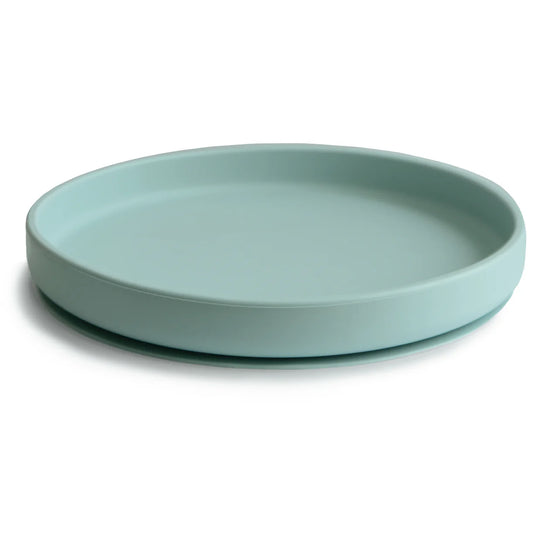 Silicon Suction Plate Classic, cambride blue (grünblau)