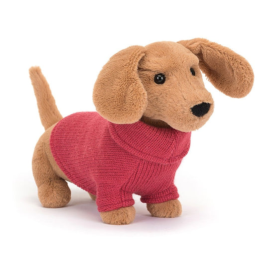 Sweater Sausage Dog, pink