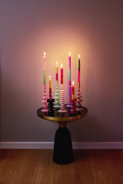 Dip Dye Kerze Set: Glitter Christmas Edition von by Vivi.