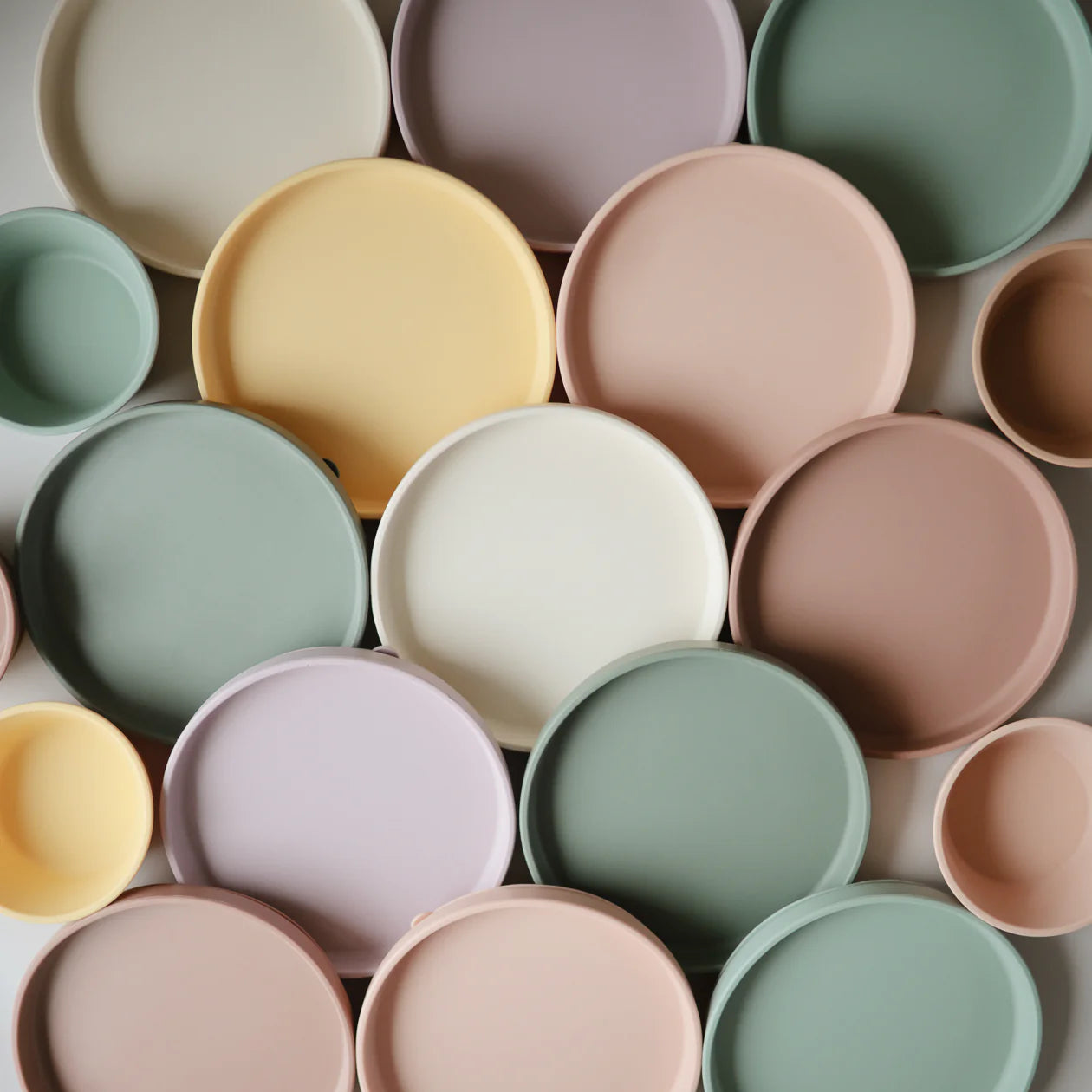 Silicon Suction Plate Classic, tradewinds (dunkelblau)