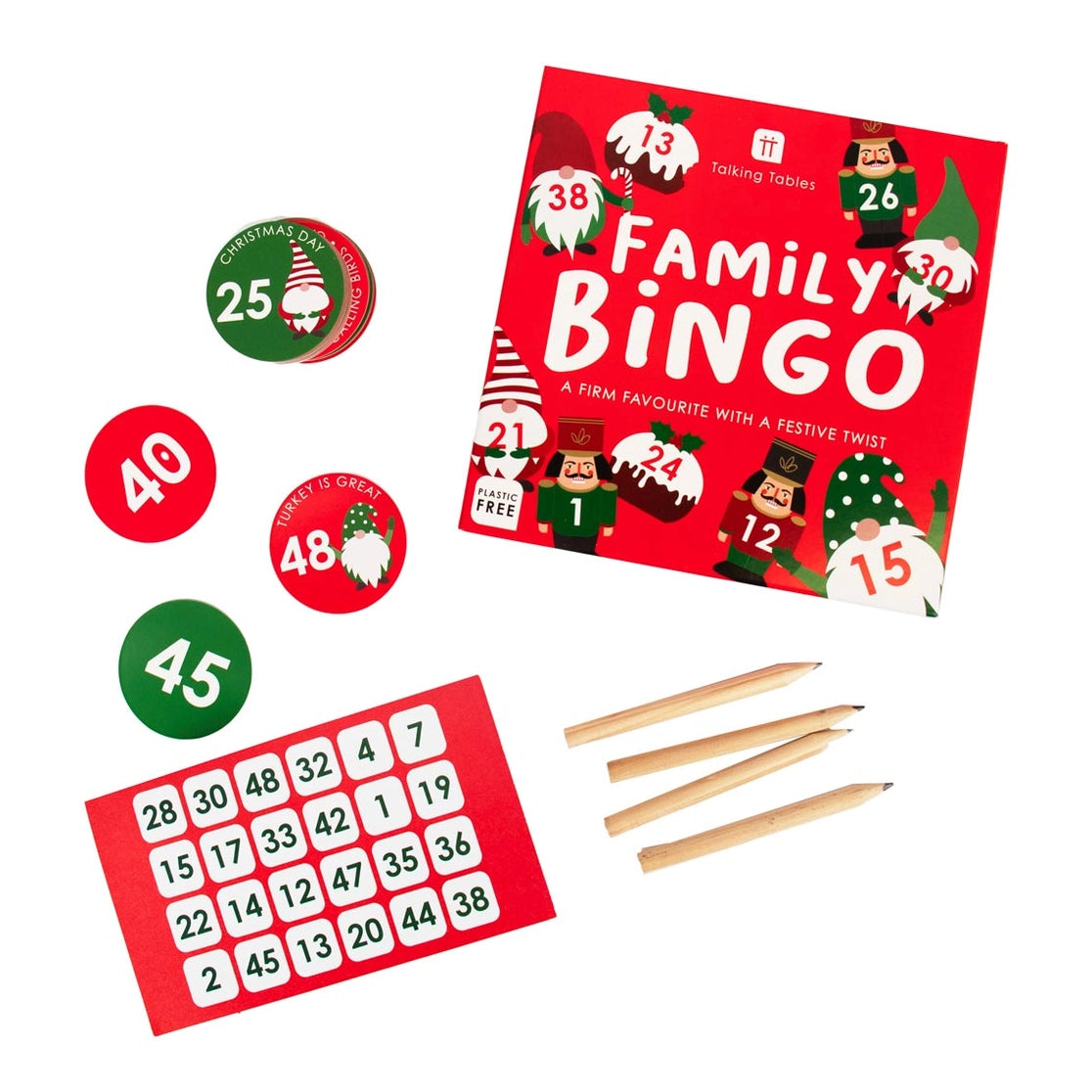 Christmas Family Bingo Game von Talking Tables