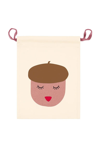 Geschenktasche „Eichel mit Gesicht“ 