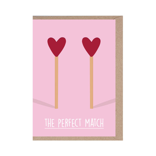 Grußkarte mit Umschlag - The Perfect Match