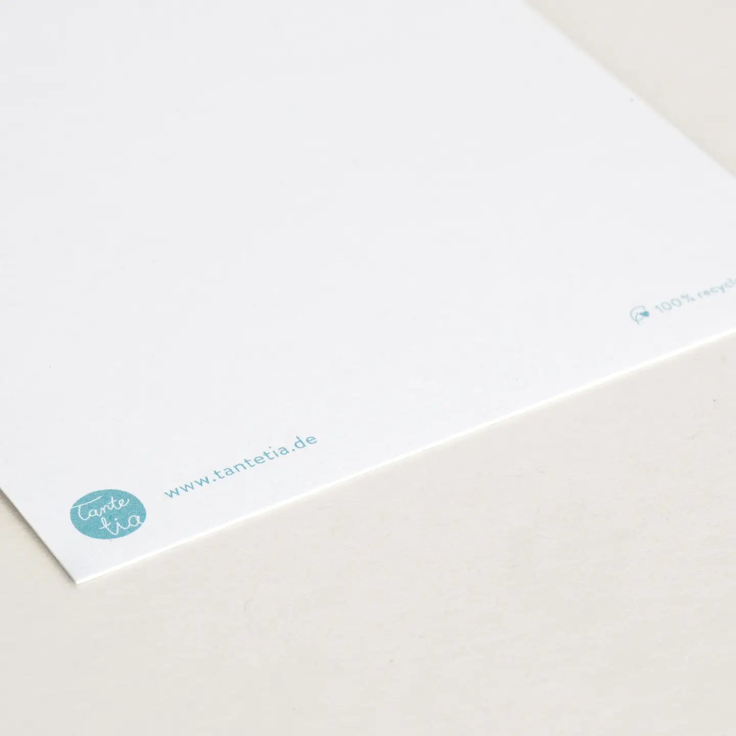 Rückseite Postkarte Tante Tia