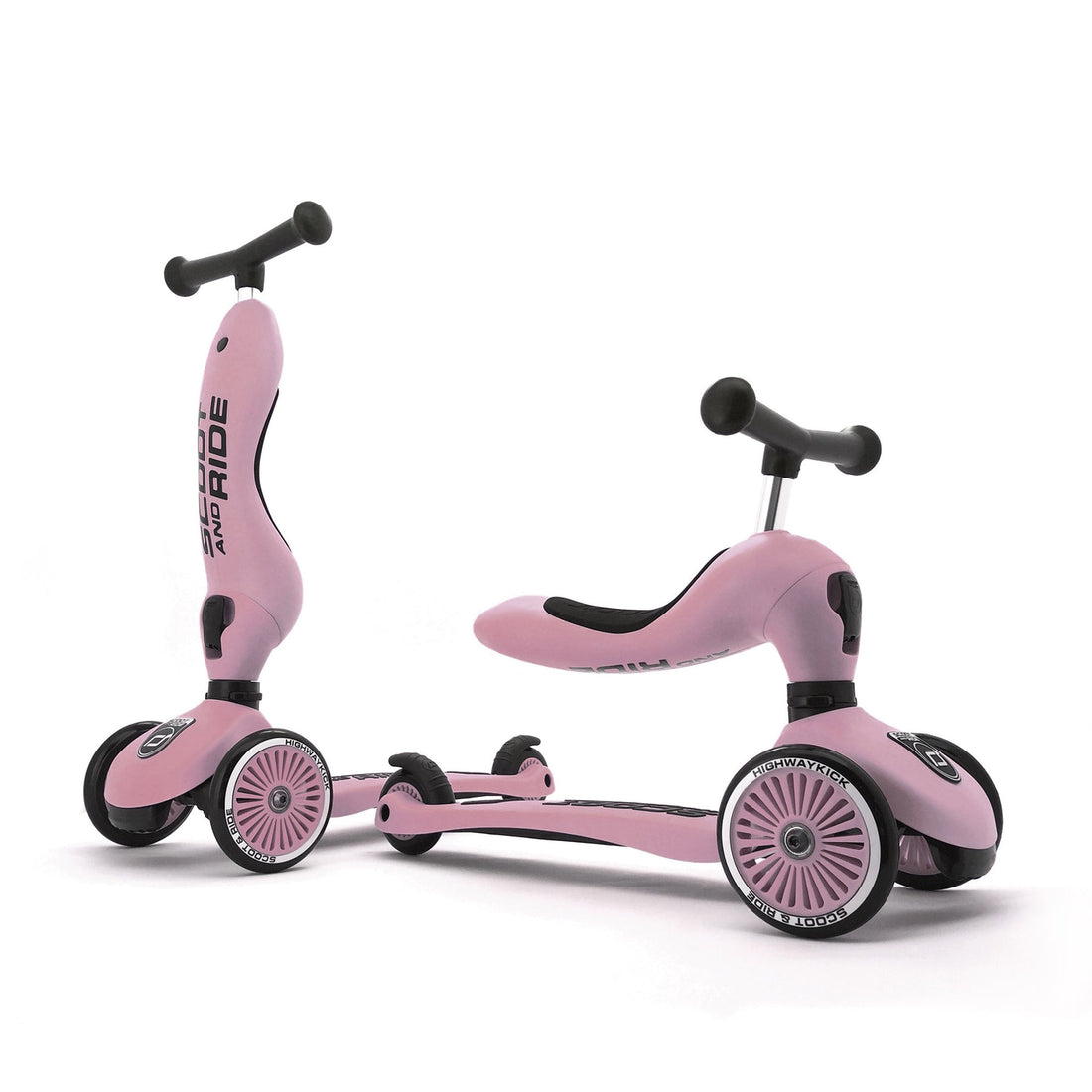 Kinderroller mit Sitz - Highwaykick 1 - rosa