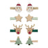 Haarspangen Santa & Rudolph Mini Clips von Mimi und Lula