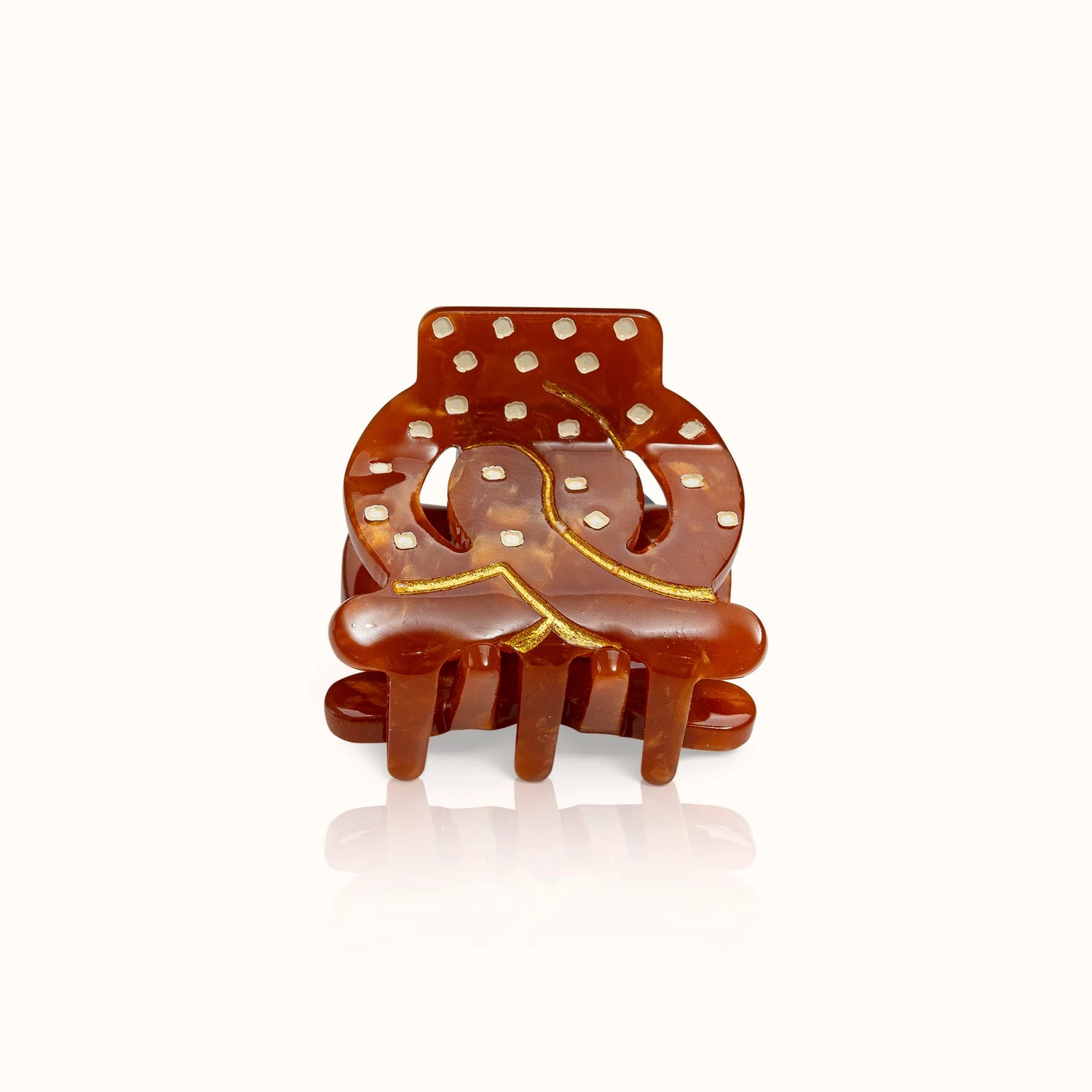 Haarklammer im typischen Brezel-Design von by Vivi.