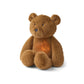 Der Teddy hilft Babys mit vielen beruhigenden Geräuschen beim Einschlafen.