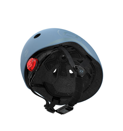 Scoot &amp; Ride Helm S - M (51 - 55cm), steel