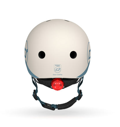 Scoot &amp; Ride Helm XXS - S (45 - 51cm), ash
