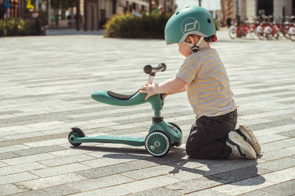 Scoot &amp; Ride Helm XXS - S (45 - 51cm), forest