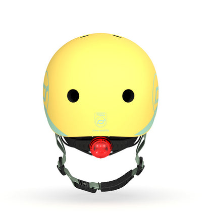 Scoot and Ride Kinderhelm XXS Lemon, sicherer Fahrradhelm und Rollerhelm