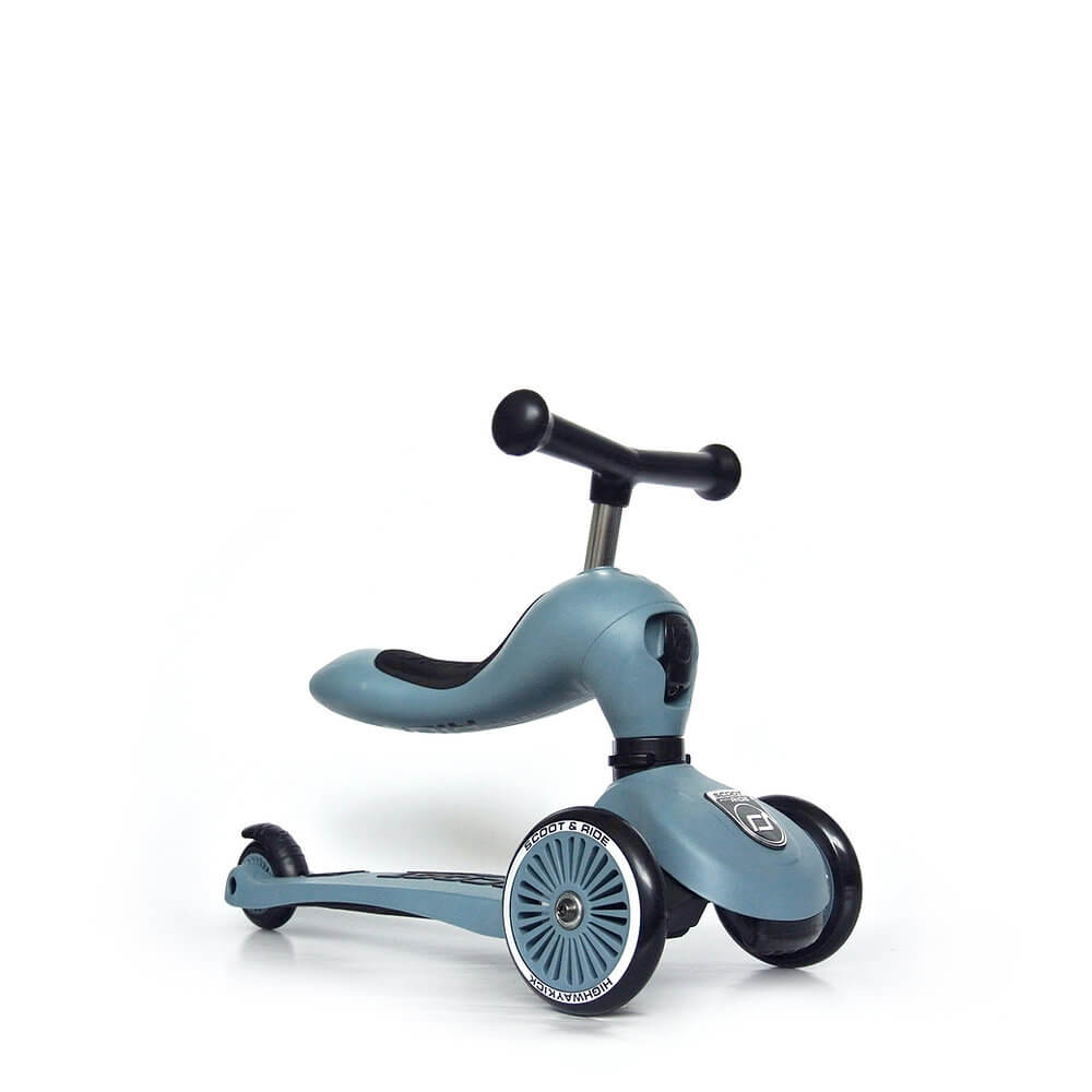 Kinderroller mit Sitz - Highwaykick 1 - steel