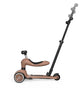Kinderroller mit Schiebestange - Highwaykick 1 Push and Go - mocha