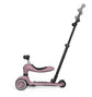 Kinderroller mit Schiebestange - Highwaykick 1 Push and Go - wildberry
