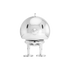 Hoptimist „Bumble“, L, Chrome – fröhliche Wackelfigur, Designfigur und kleiner Glücksbringer für Zuhause & Büro