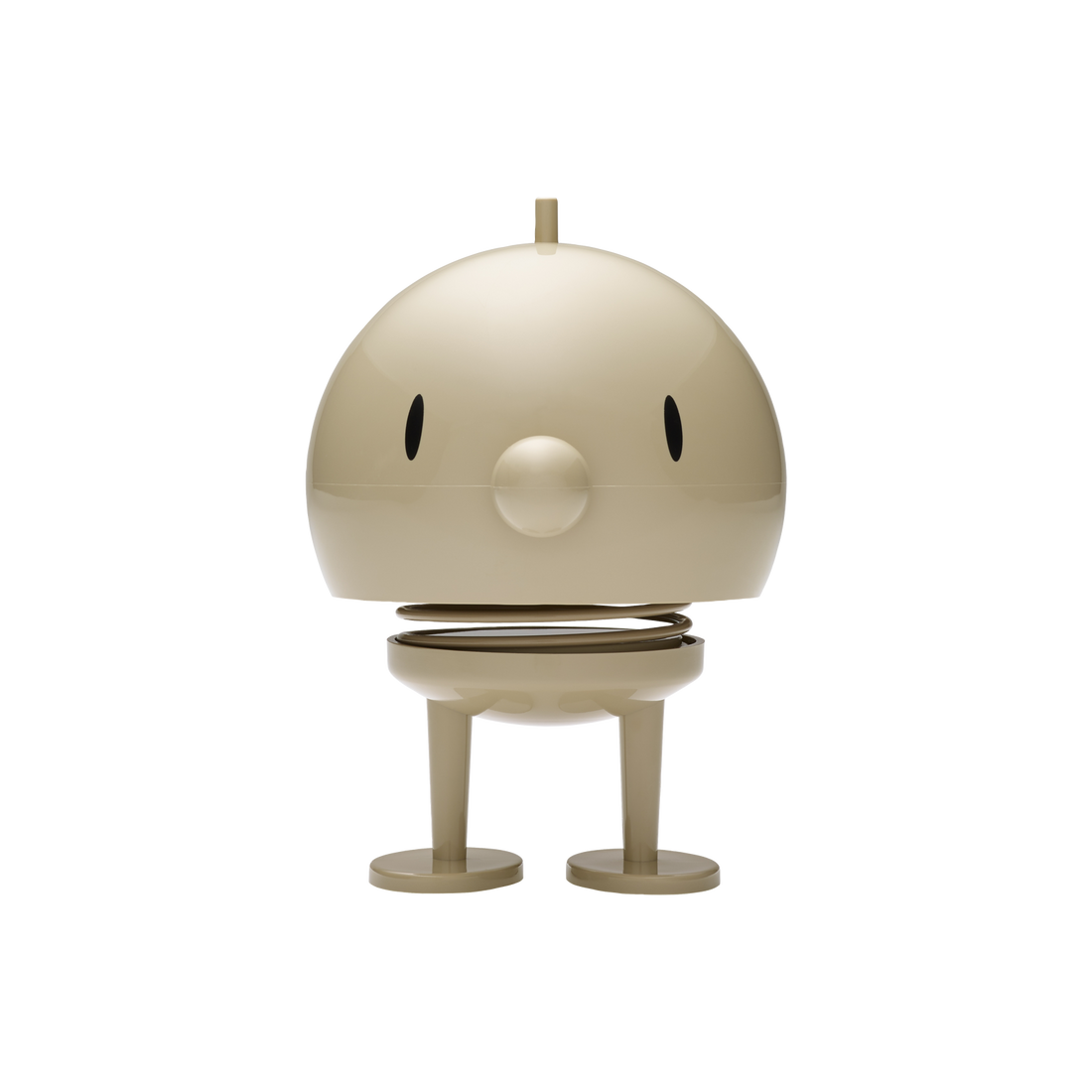 Hoptimist „Bumble“, L, Latte – fröhliche Wackelfigur, Designfigur und kleiner Glücksbringer für Zuhause &amp; Büro