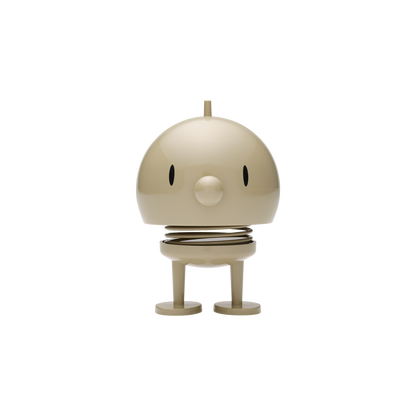 Hoptimist „Bumble“, M, Latte – fröhliche Wackelfigur, ausgefallene Geschenkidee und kleiner Glücksbringer für Kinder