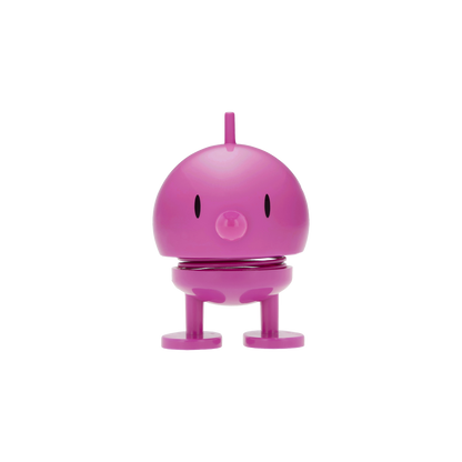 Hoptimist „Bumble“, M, Pink – fröhliche Wackelfigur, ausgefallene Geschenkidee und kleiner Glücksbringer für Kinder
