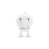 Hoptimist „Bumble“, M, Weiss – fröhliche Wackelfigur, ausgefallene Geschenkidee und kleiner Glücksbringer für Kinder