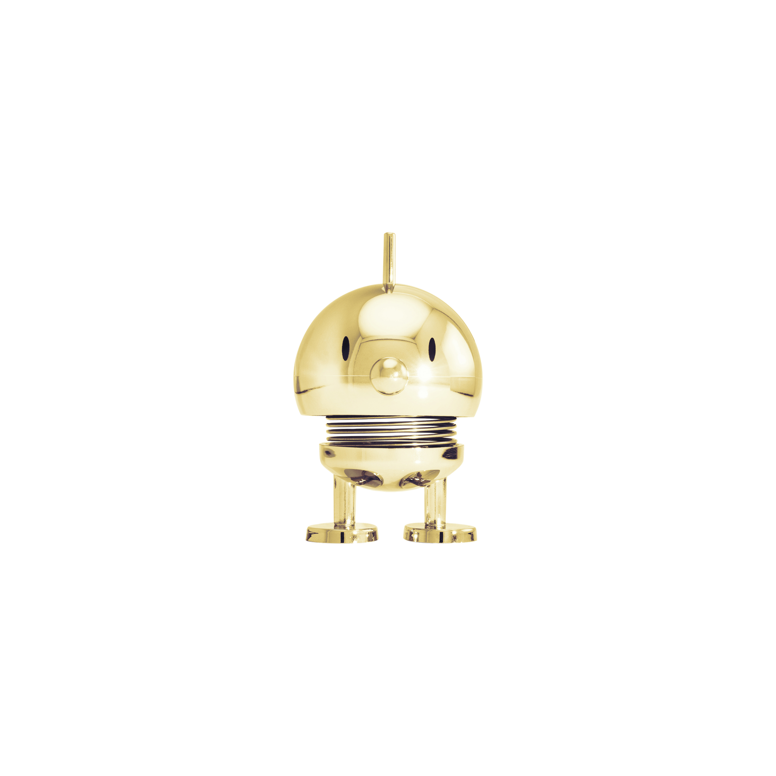 Hoptimist „Bumble“, S, Gold – goldene Dekofigur, Glücksbringer, Kinderzimmer-Deko &amp; fröhliche Wohnidee