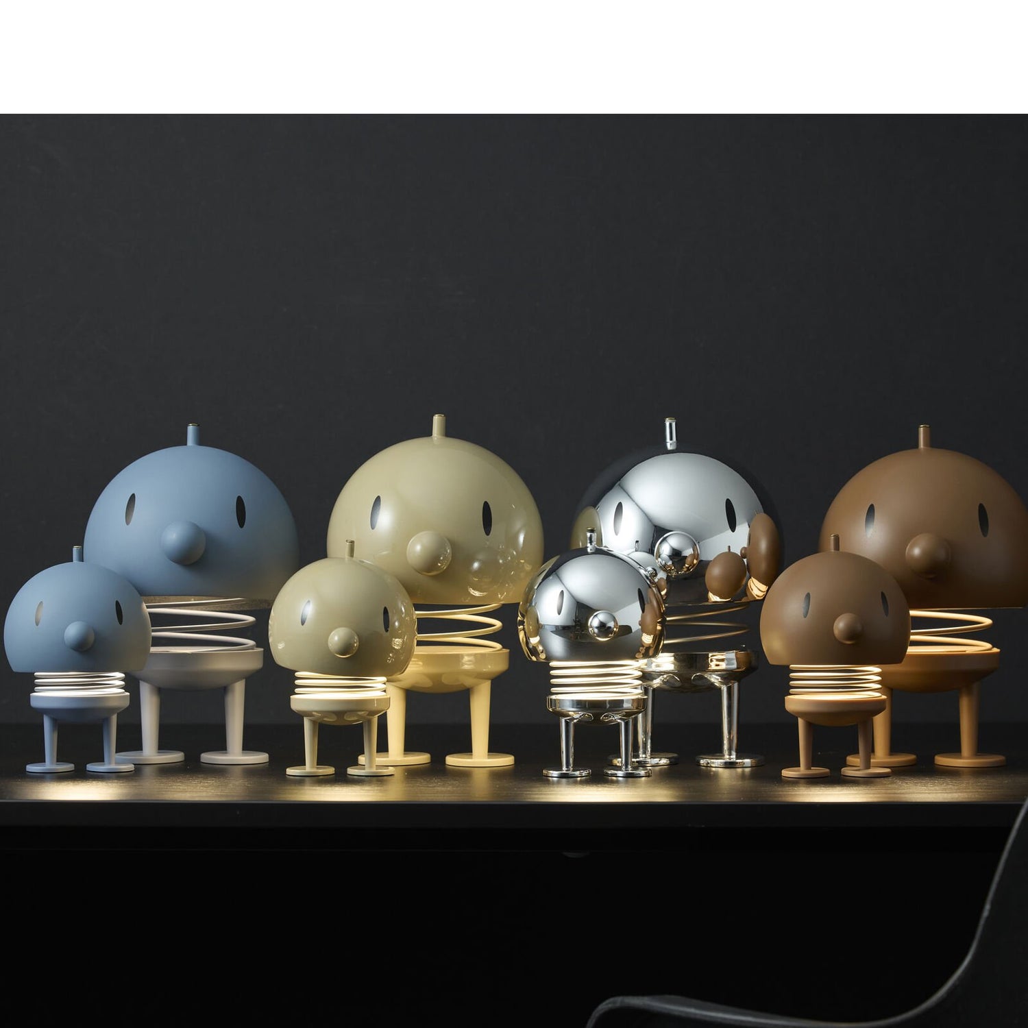 Hoptimist Bumble LED-Lampe in Größe L, kabellose Tischlampe mit Touch-Funktion, 15 cm hoch, Designlampe für Wohn- und Kinderzimmer.