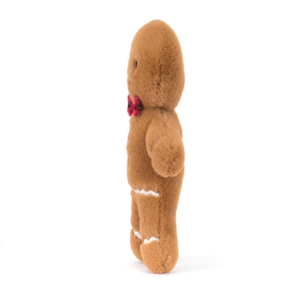 Seitenansicht Jolly Gingerbread Fred original von Jellycat.