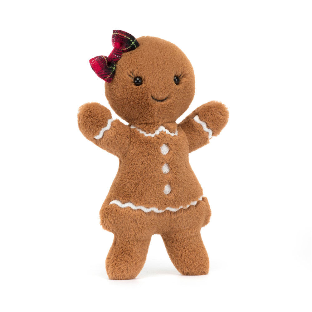 Jolly Gingerbread Ruby medium von Jellycat.
