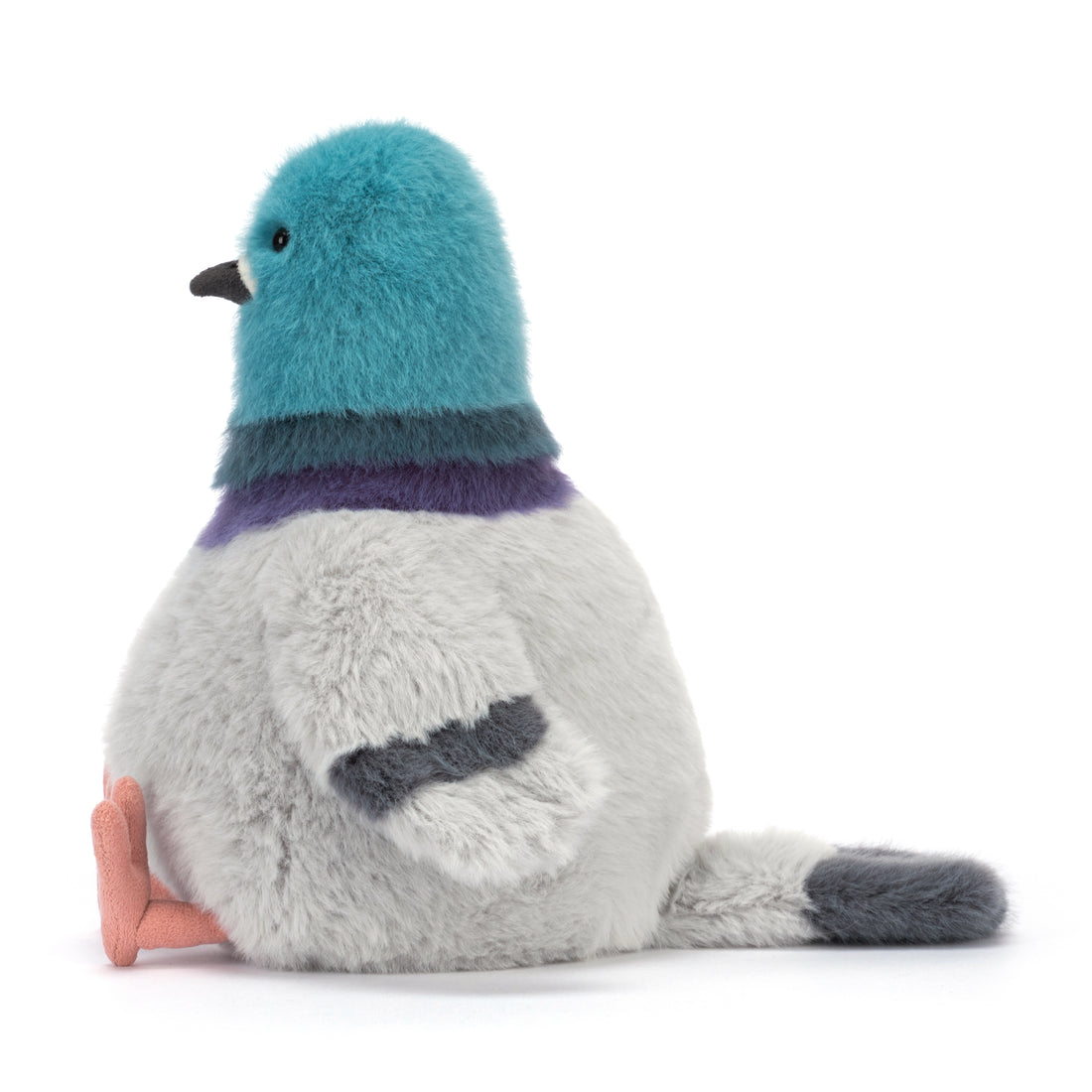 Jellycat Strutton Pigeon Plüsch-Taube mit weichen Federn, liebenswertem Gesicht, kuschelige Stadttaube
