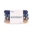 KKNEKKI Haargummi Bundle Blue/Beige – 4er Set stylischer Haargummis & trendige Haaraccessoires 