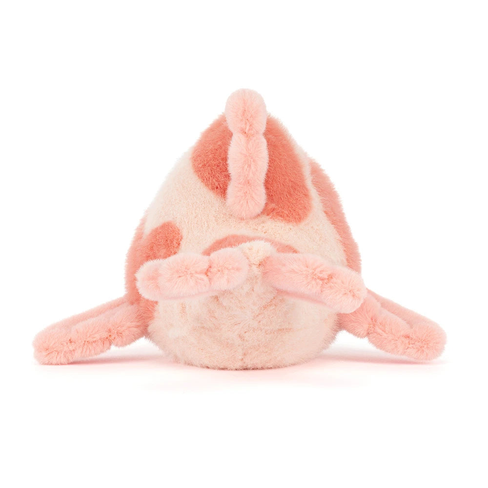Jellycat Fancy Carp Kuschelfisch in bunten Farben mit weichem Stoff und verspieltem Muster