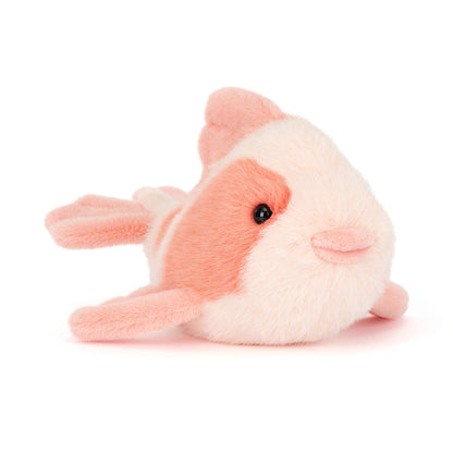 Jellycat Fancy Carp Kuschelfisch in bunten Farben mit weichem Stoff und verspieltem Muster