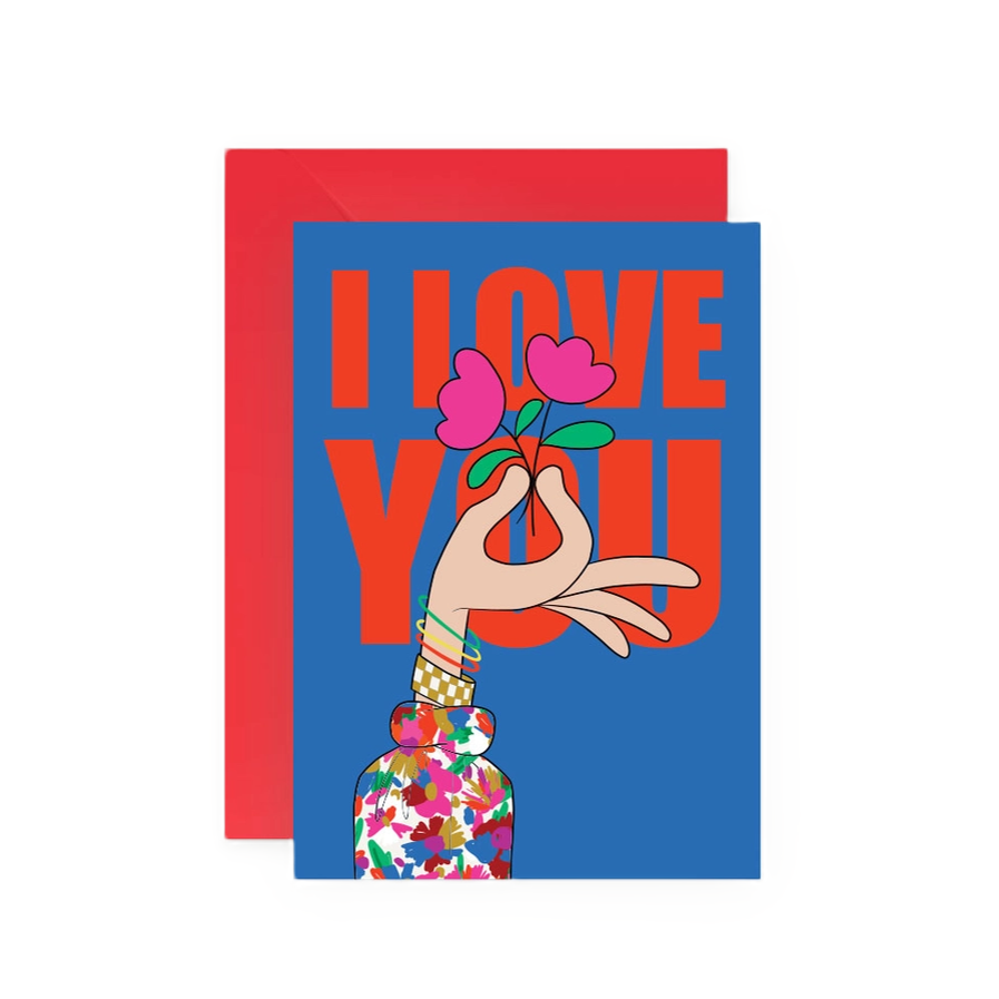 Karte "I LOVE YOU"