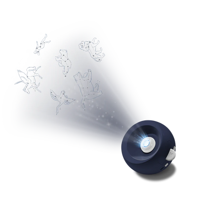 Kidystar Planetarium Weltraum – Projektor für Sternenhimmel mit 6 Bildscheiben und Nachtlicht