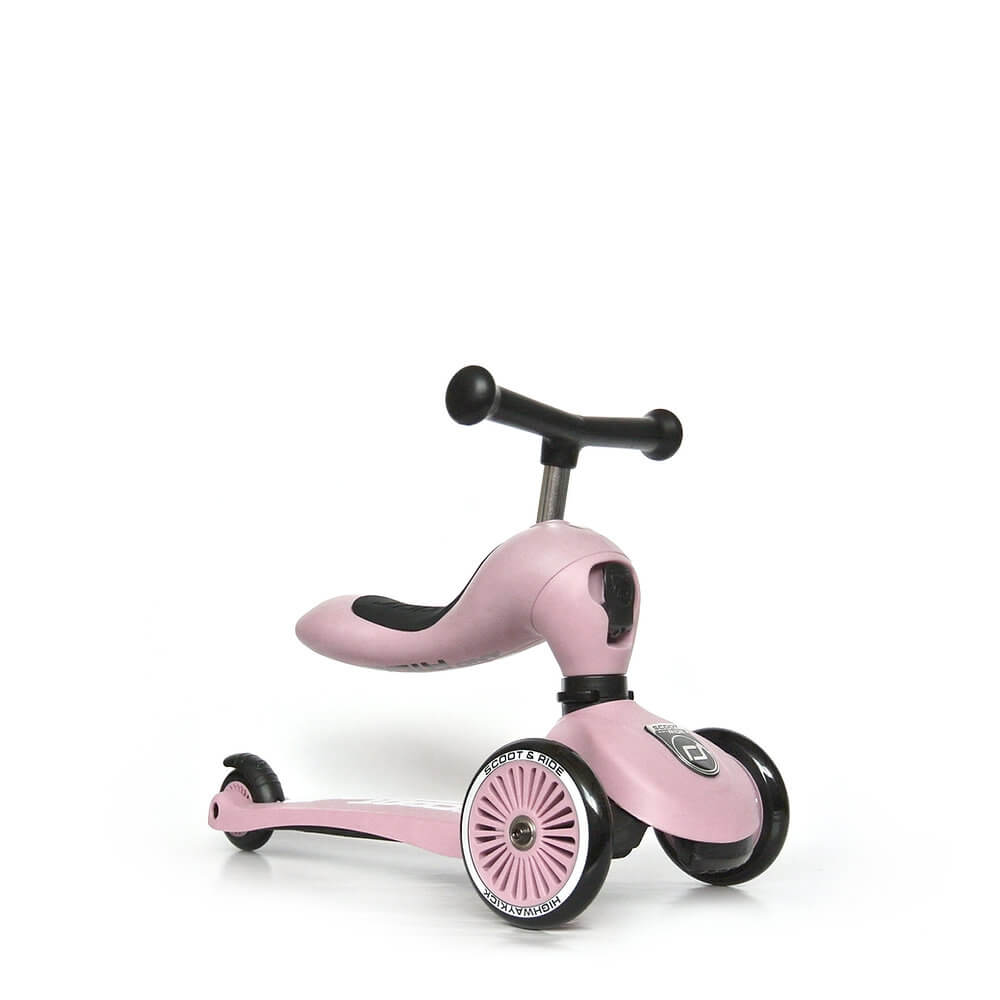 Kinderroller mit Sitz - Highwaykick 1 - rosa