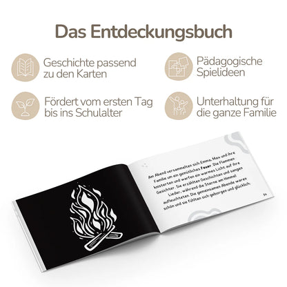 Kontrastkarten mit Entdeckerbuch