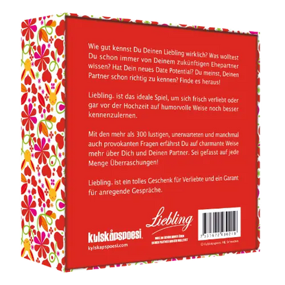 Geschenkidee Spiel Liebling für Partnerinnen, Familie und Freundinnen