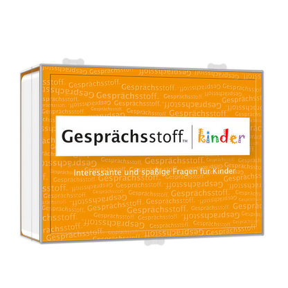 Kartenspiel „Gesprächsstoff Kinder“ mit über 100 Fragen – ideales Geschenk für Kinder und Familien