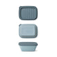 Franklin Foldable Lunch Box - sea blue / whale blue