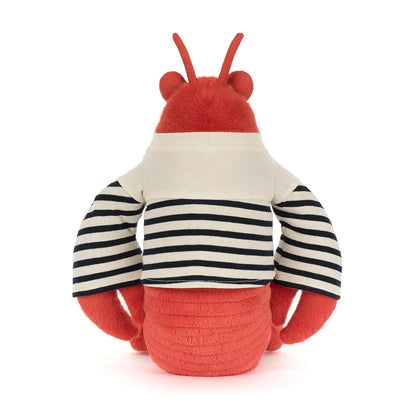 Kuscheltier Lobster in krebsrotem Rot als weiches Plüschtier mit maritimem Look zum Kuscheln