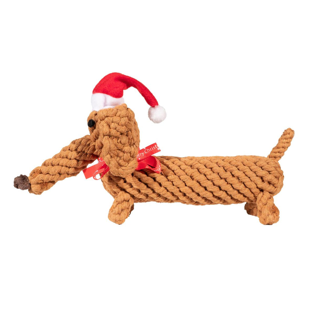 Santa Sausage Weihnachtsdackel - Hundespielzeug