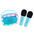 Lalarma Kids Karaoke mit Lichtshow und 2 Mikrofonen" in der Farbe blau
