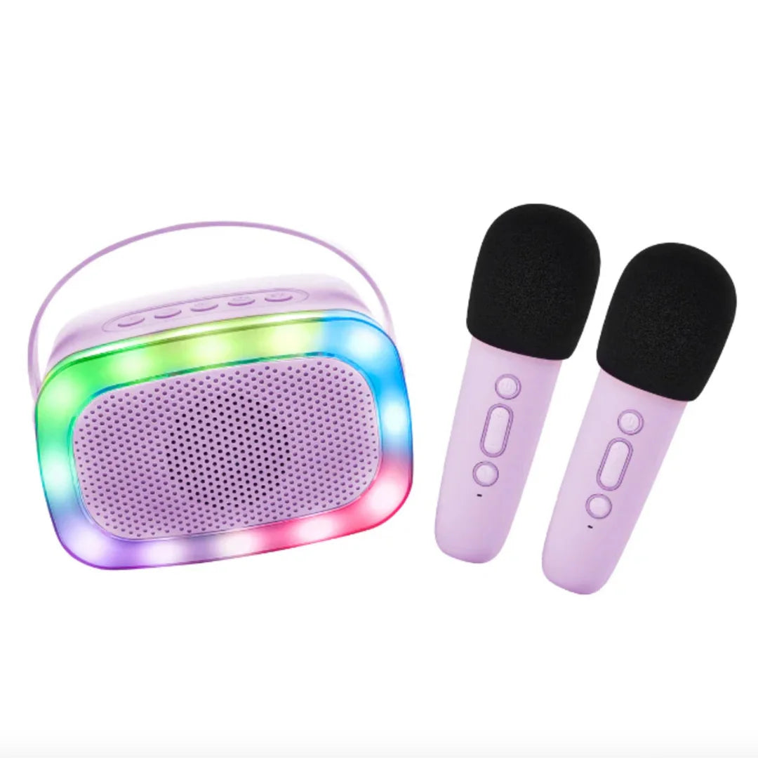 Lalarma Kids Karaoke mit Lichtshow und 2 Mikrofonen&quot; in der Farbe blau