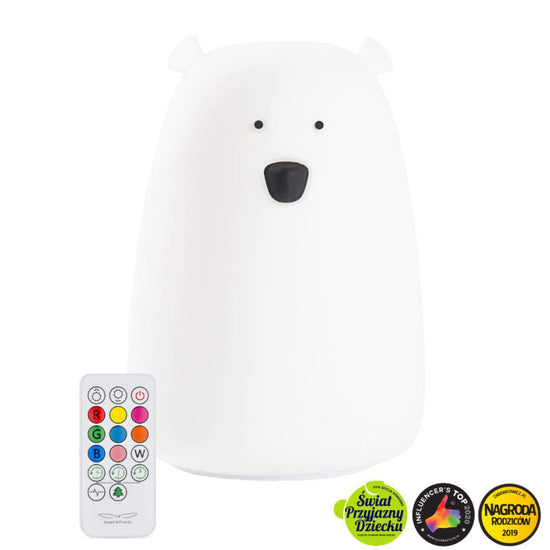 Nachtlicht für Kinder mit 7 Farbmodi sowie Sleep Timer.