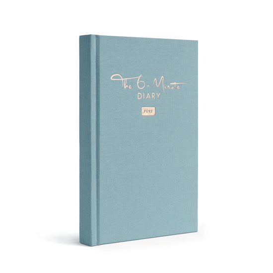 The 6-Minute Diary PURE für Erwachsene, sky blue