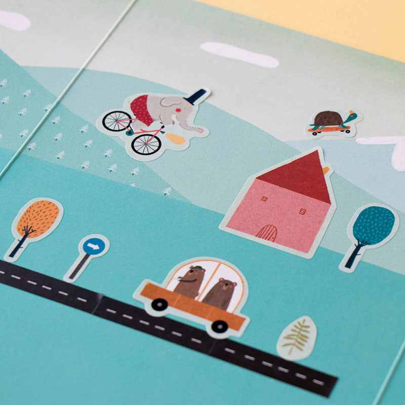 My City Stickers: 150 wieder ablösbare Stadtaufkleber für kreatives Spielen ab 3 Jahren