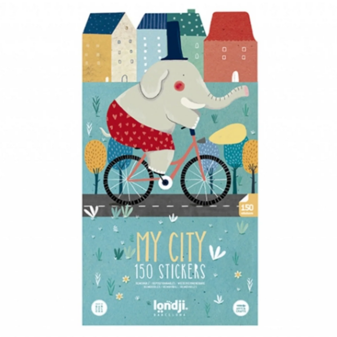 My City Stickers: 150 wieder ablösbare Stadtaufkleber für kreatives Spielen ab 3 Jahren