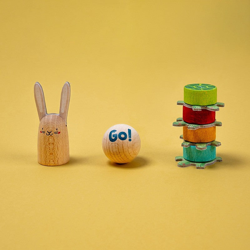 Londji Family-Game „READY STEADY GO!“, kooperatives Schildkröten-Spiel ab 5 Jahren