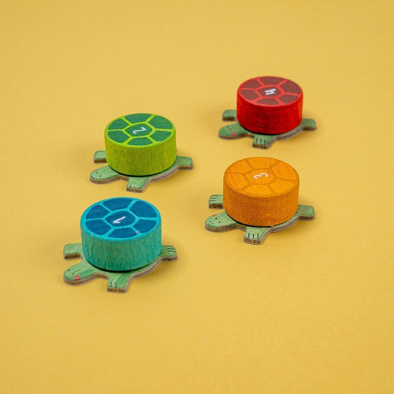 Londji Family-Game „READY STEADY GO!“, kooperatives Schildkröten-Spiel ab 5 Jahren